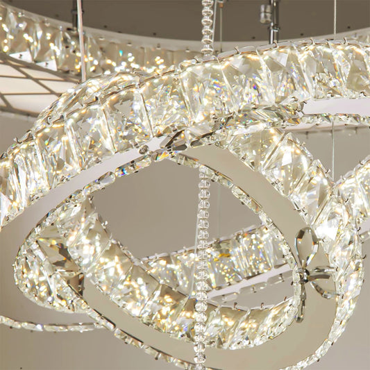 Advanced Crystal Flower Pendant Lamp – Artistic Elegance in Light
